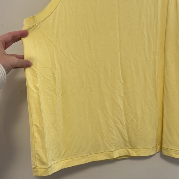 Ribbonluxe - buttery soft buttery yellow modal tank top, size medium - Picture 3 of 5